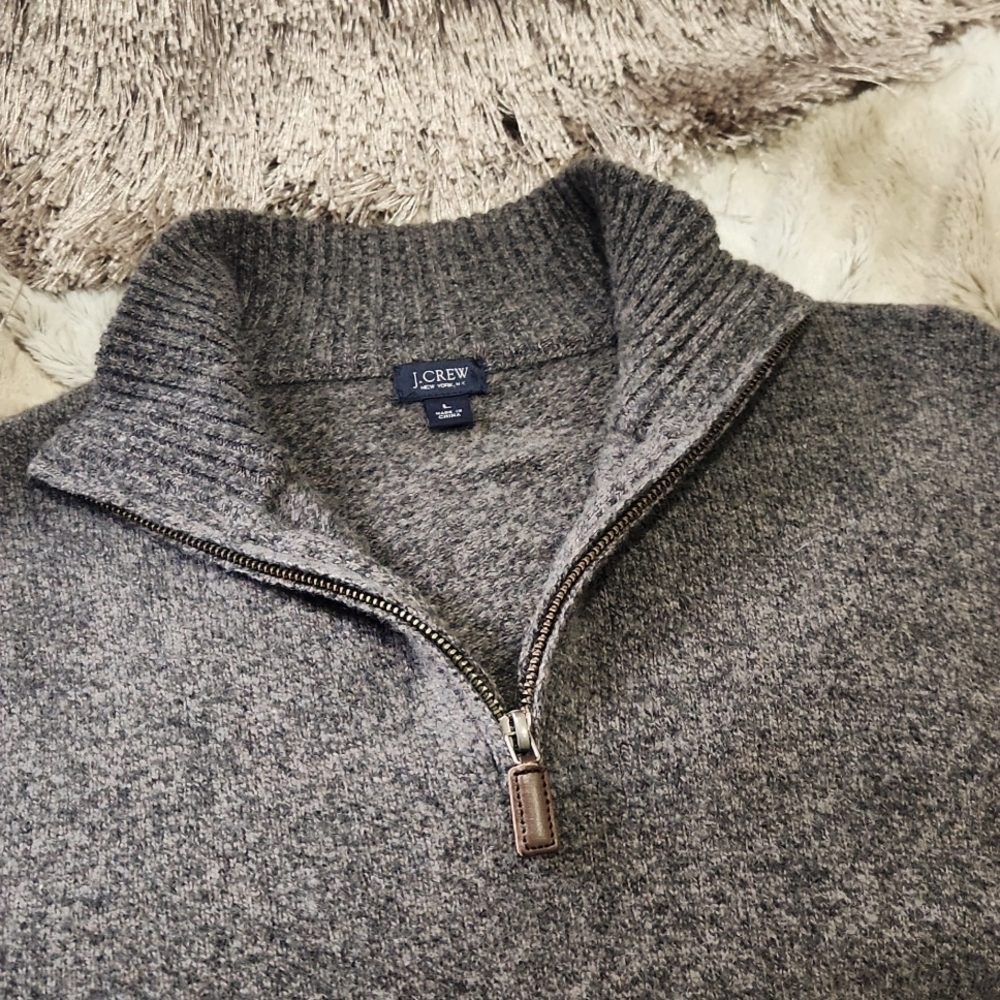 J Crew Men's Mock Neck Sweater